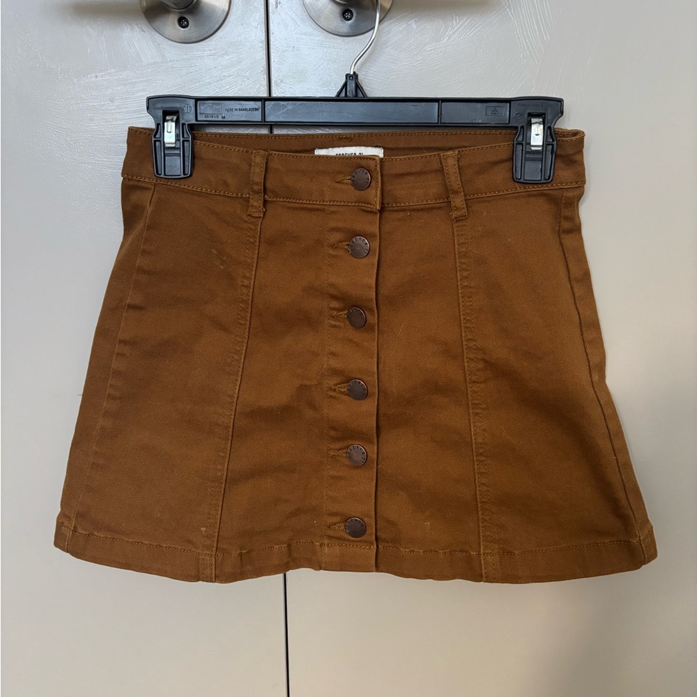 Forever 21 Brown Mini Skirt